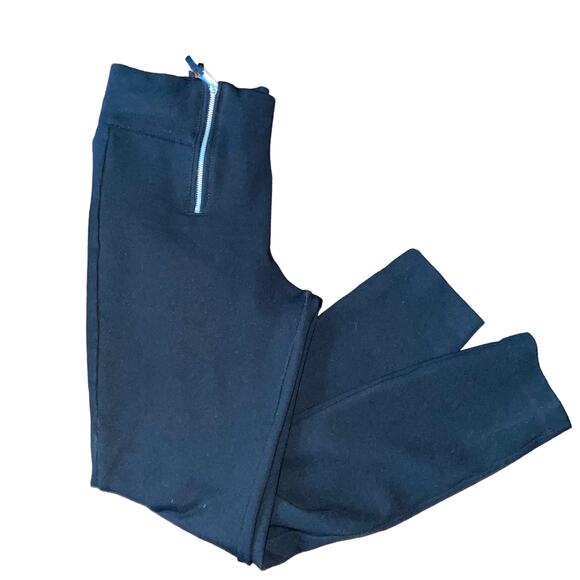 Zara Trafaluc Collection double zip pullon elastic waist pants medium black - Picture 3 of 7